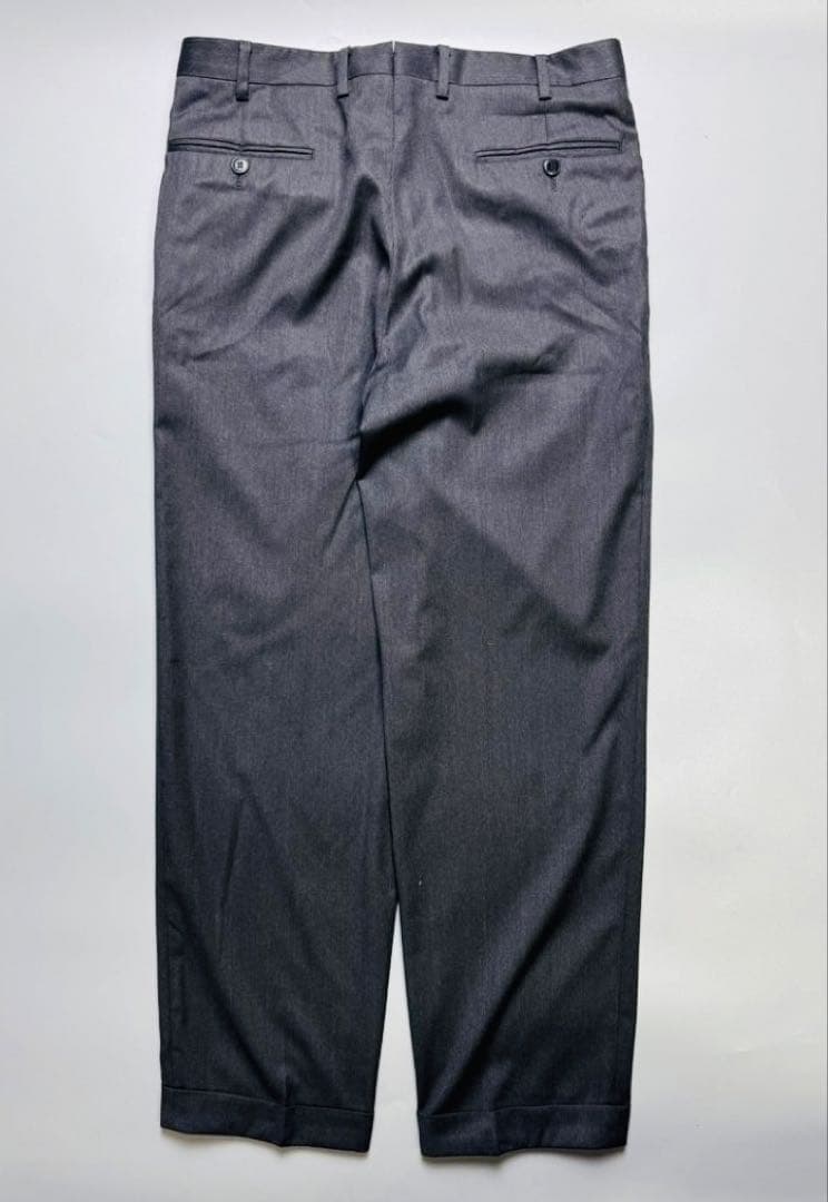 Brioni Cortina ウール スーパー 150's グレー スラックス