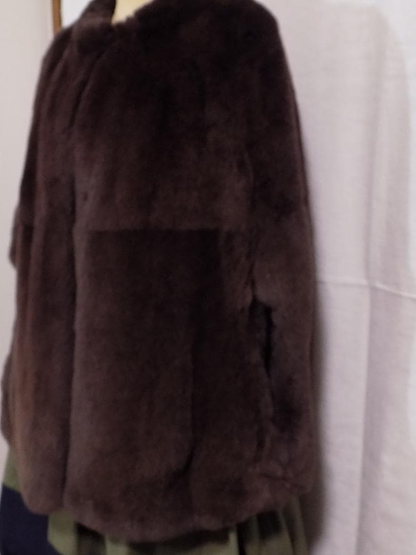 Ines et Marechal ラパンファーケープポンチョ　数回使用フランス製