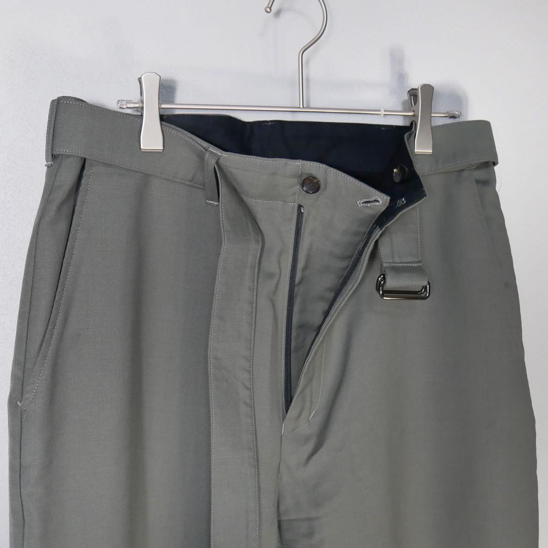 marka 23SS BELTED PANTS wool × mohair K