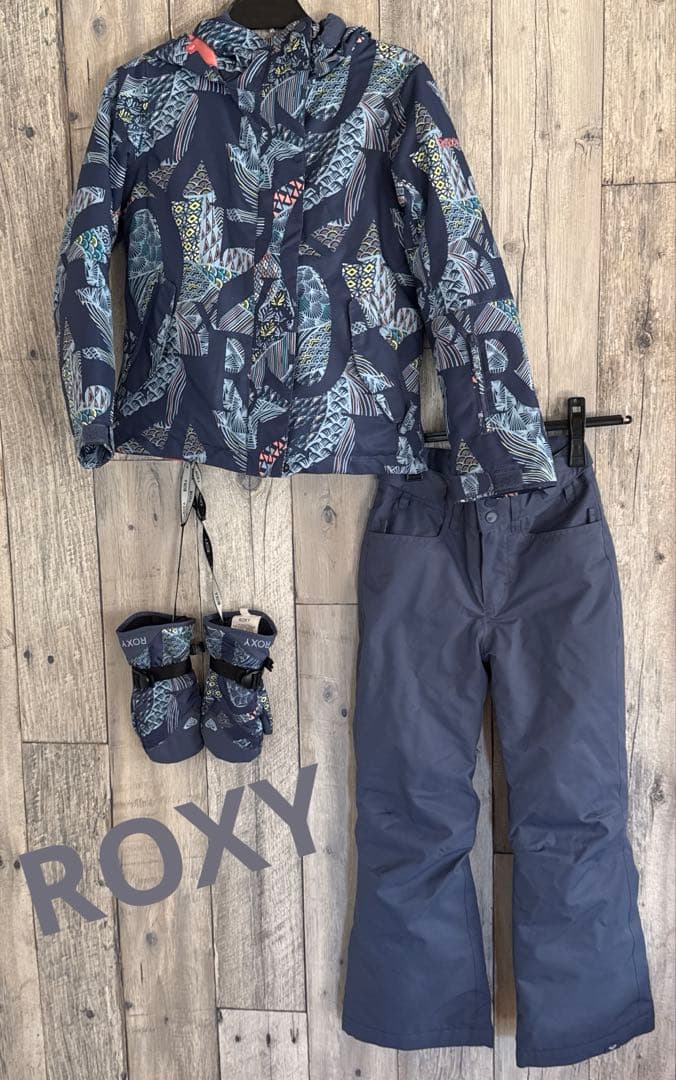 美品　ROXY ウェア上下　グローブ　セット