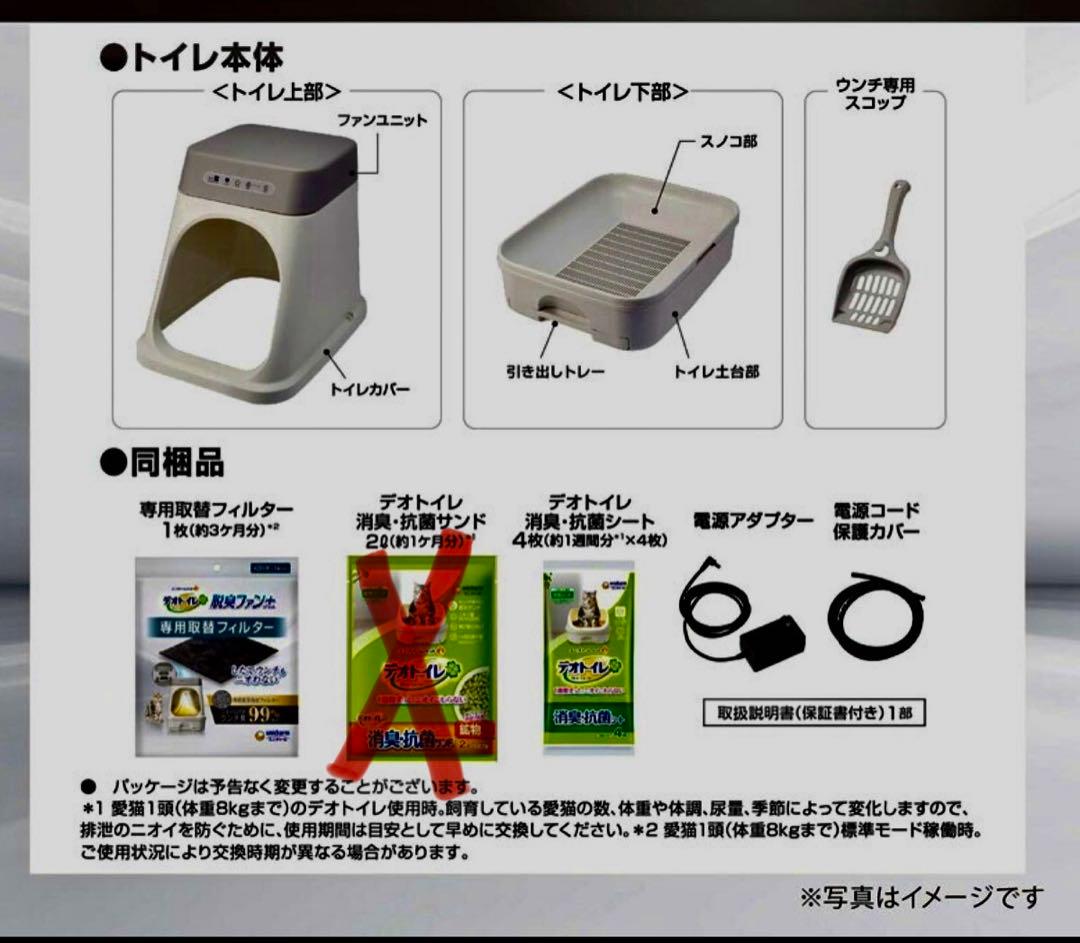 新品未使用　消臭ファン　デオトイレ