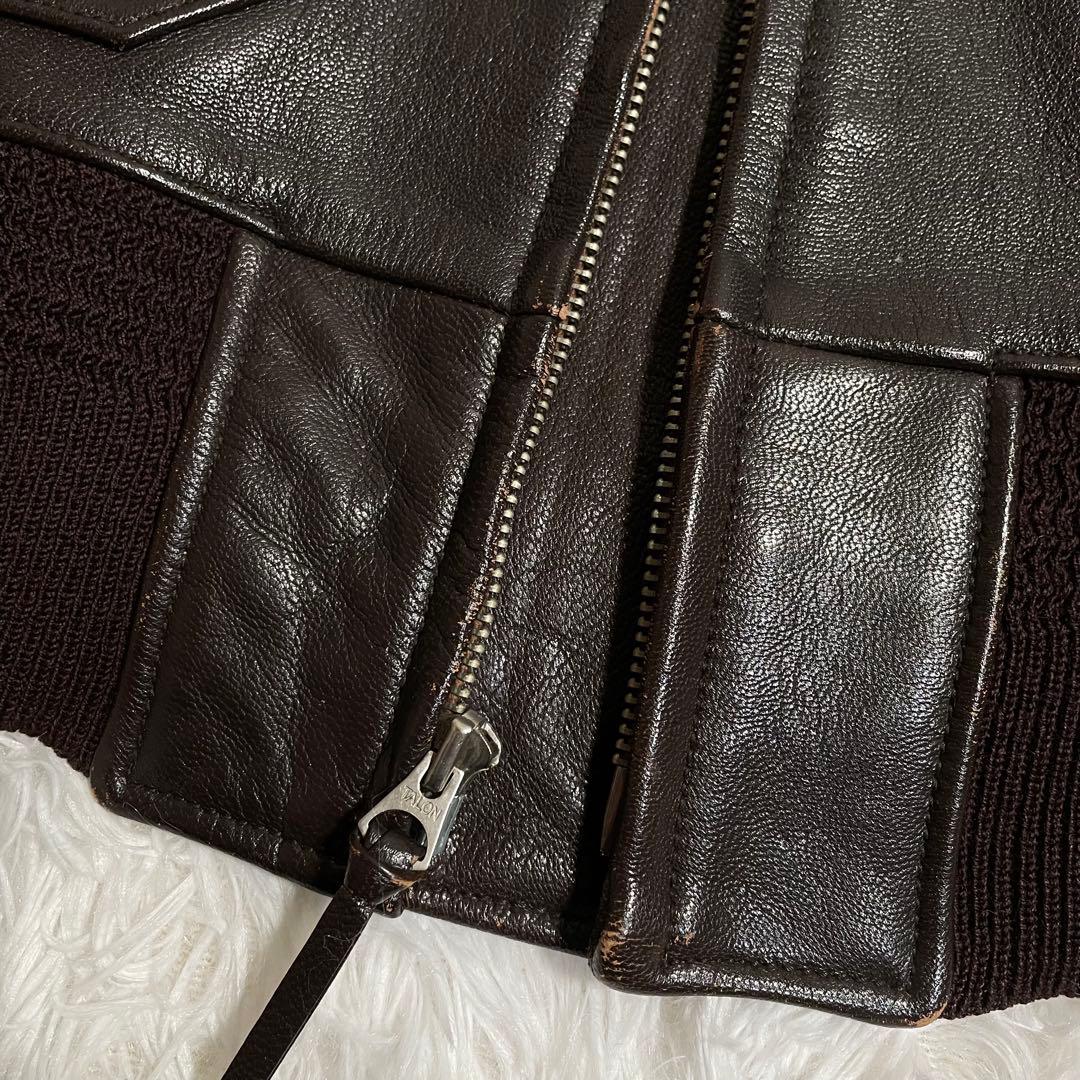 バズリクソンズ レザージャケット フライトジャケット M-422A ゴートレザー