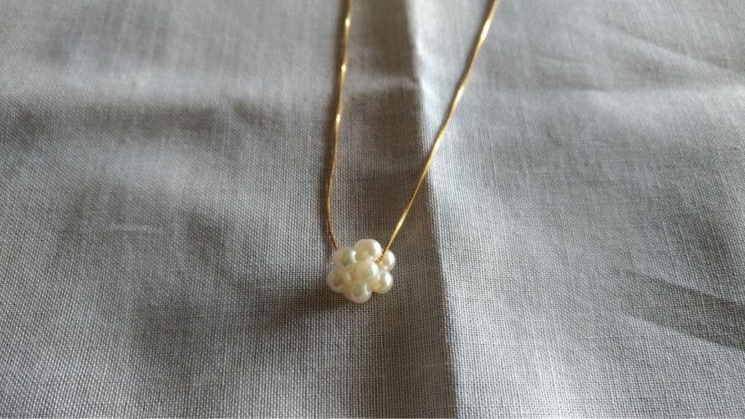 もっちさん専用　パールネックレス　２個セット 18金