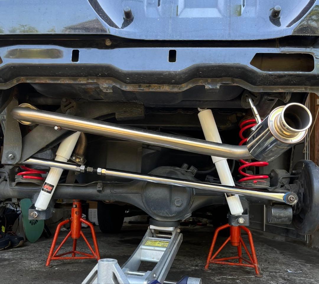 パジェロミニ　H58A HKSハイパワーマフラー