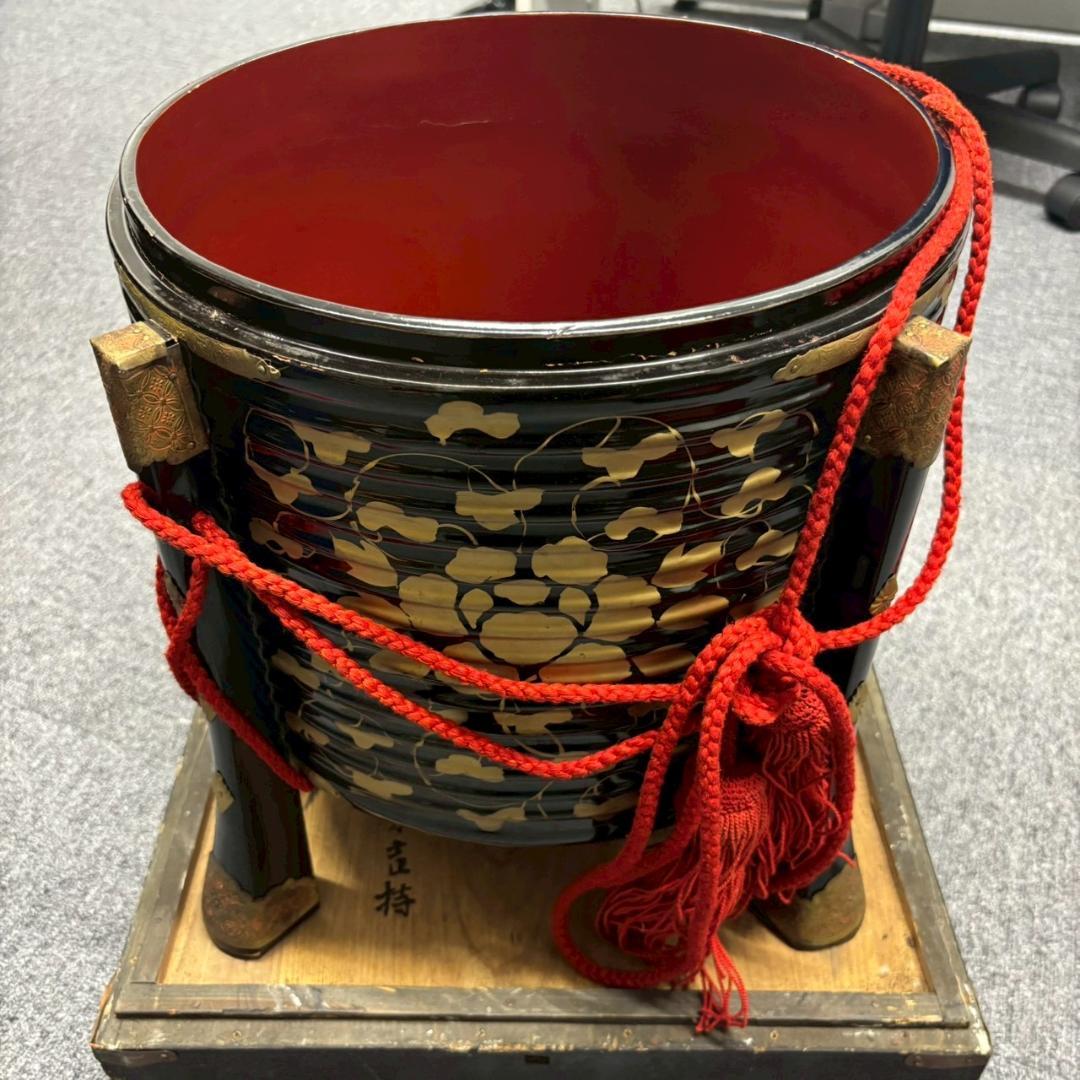 時代 行器 ほかい 漆塗 金蒔絵 日本美術 アンティーク 古道具 工芸品 ①