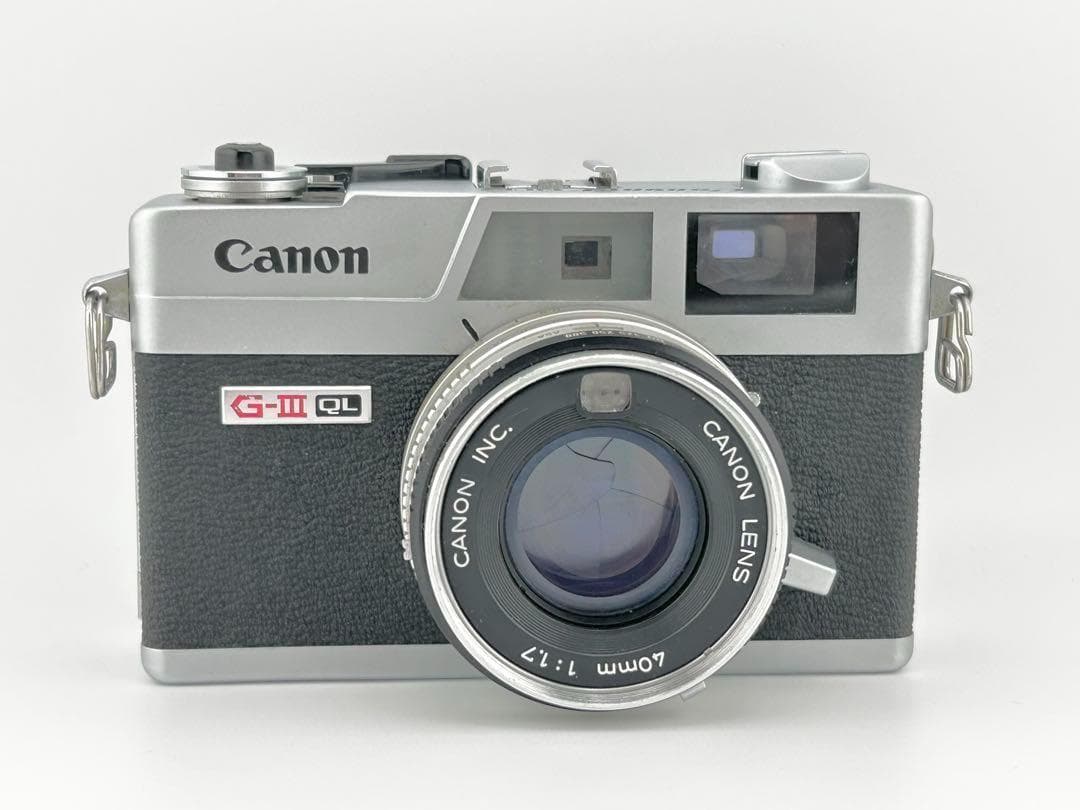 【完動品】 Canon Canonet QL17 GIII 動作確認モルト貼替済