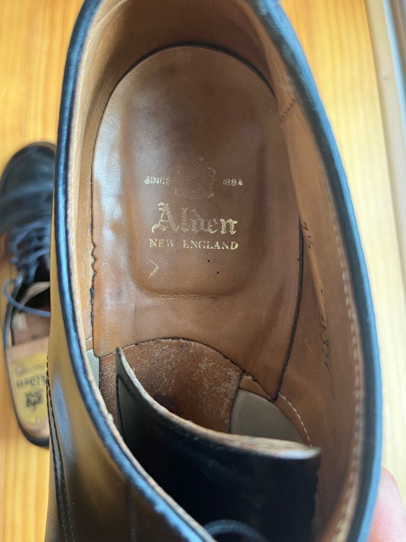 Alden　コードバン　Vチップ　7.5D オールデン