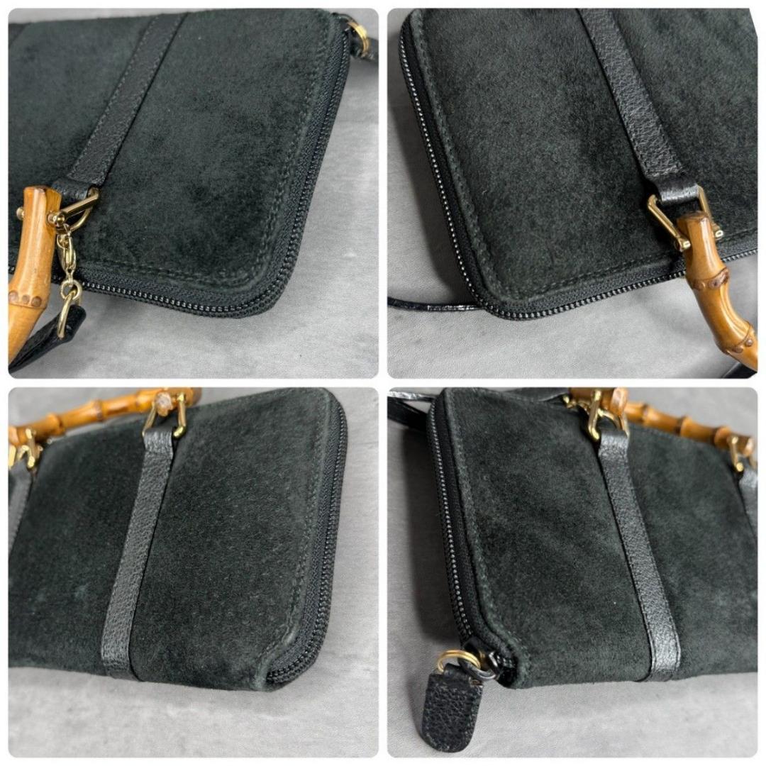 あ*ん様 ★激レア★GUCCI グッチバンブー ショルダーウォレット ハンドバッ