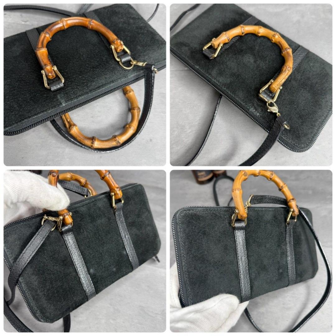 あ*ん様 ★激レア★GUCCI グッチバンブー ショルダーウォレット ハンドバッ
