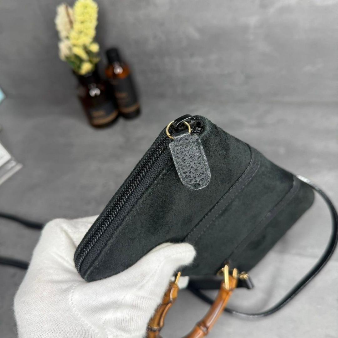 あ*ん様 ★激レア★GUCCI グッチバンブー ショルダーウォレット ハンドバッ