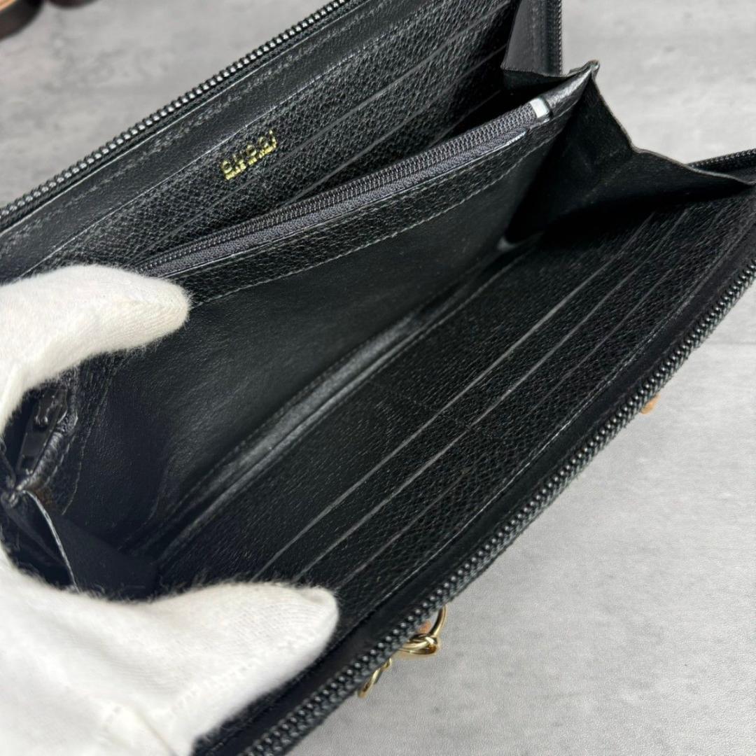 あ*ん様 ★激レア★GUCCI グッチバンブー ショルダーウォレット ハンドバッ