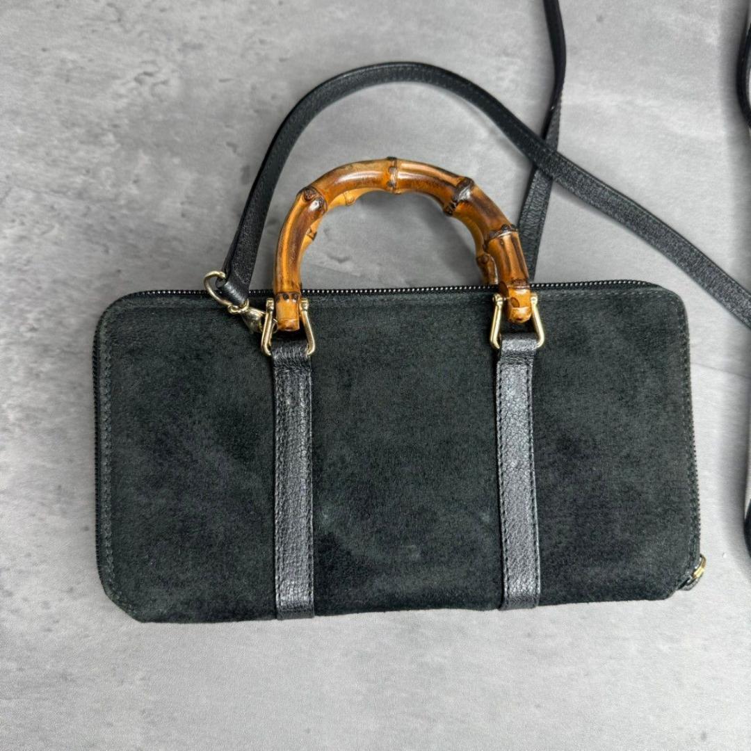 あ*ん様 ★激レア★GUCCI グッチバンブー ショルダーウォレット ハンドバッ