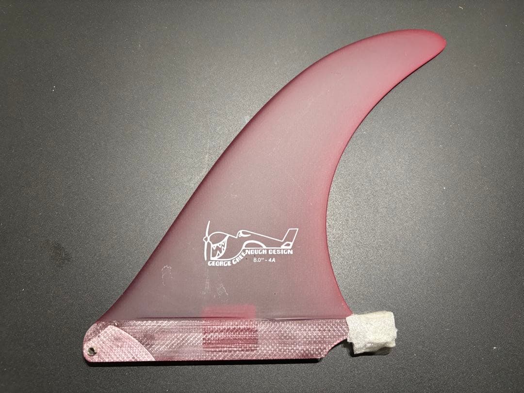 新品未使用・TRUE AMES Greenough 4A 8.0 シングルフィン