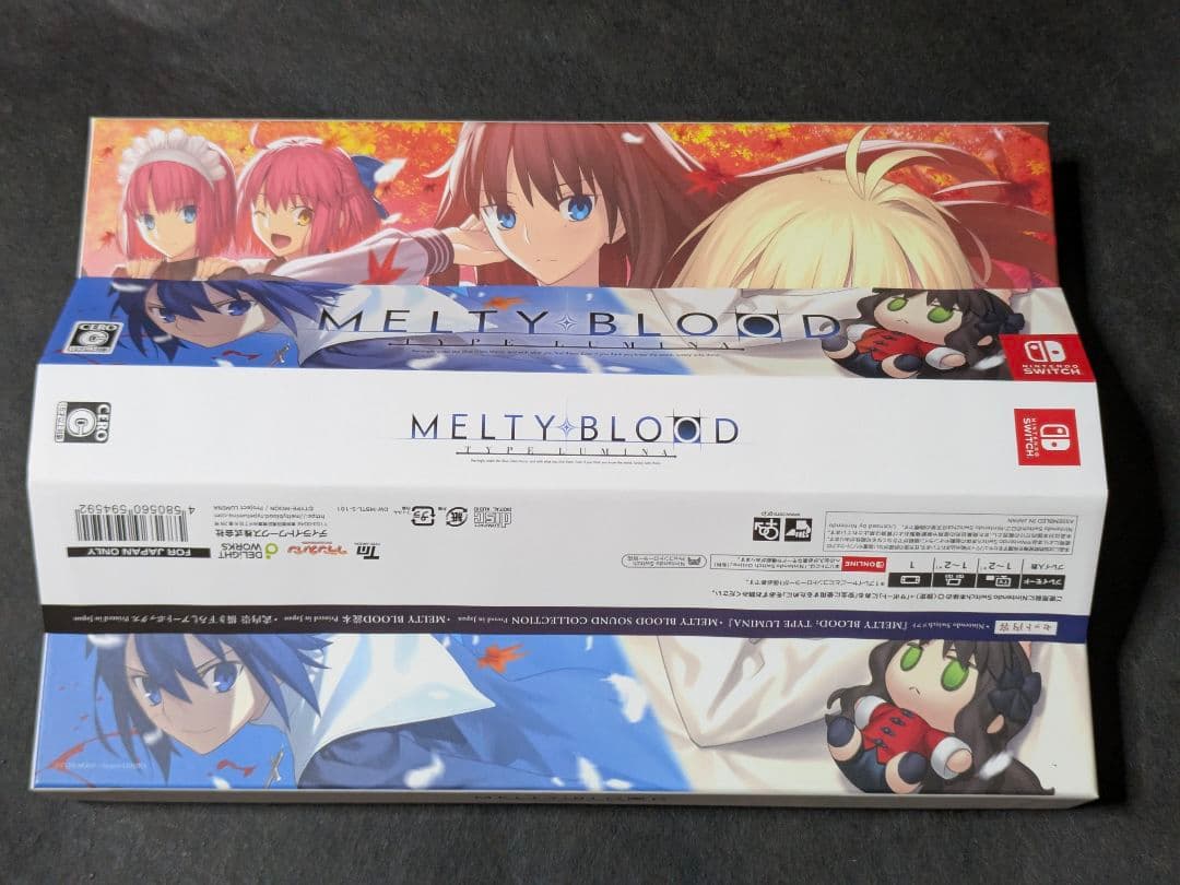 Switch MELTY BLOOD： TYPE LUMINA 限定版特典未開封
