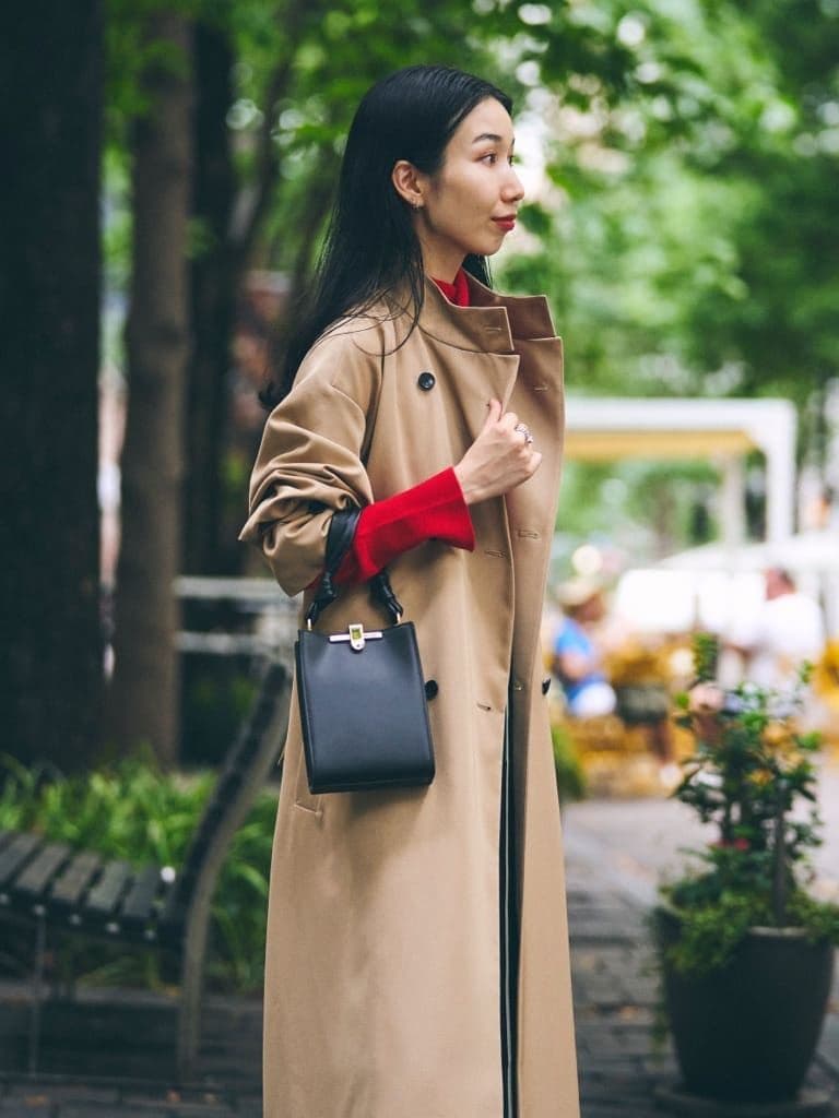 新品 カバートクロス スタンドカラーコート