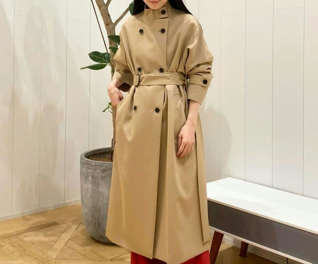 新品 カバートクロス スタンドカラーコート