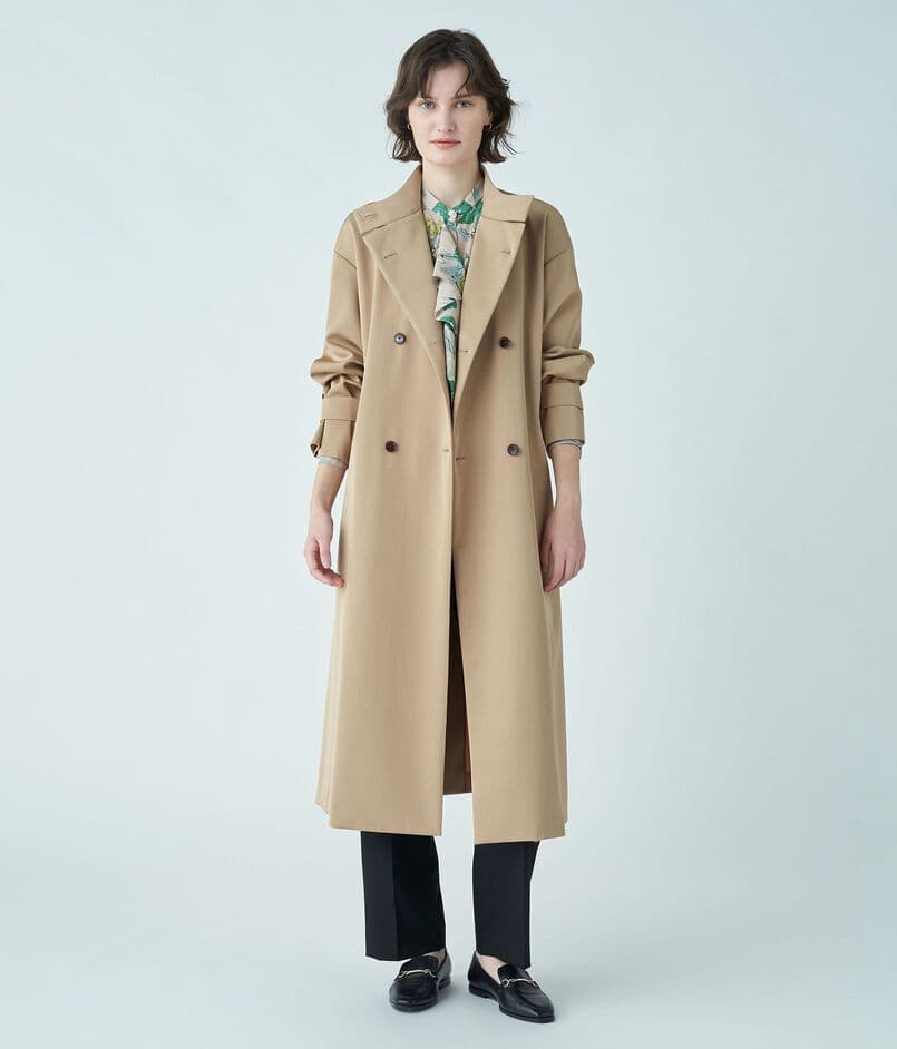 新品 カバートクロス スタンドカラーコート