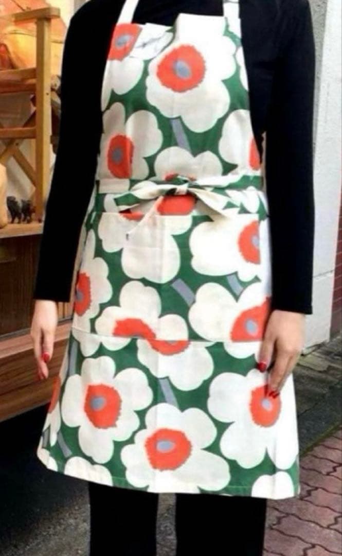★新品未使用★マリメッコ　marimekko 60周年　エプロン