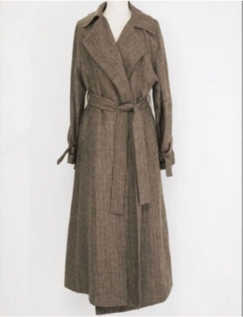 クラネ　ヘリンボーンスーパーロングジャケット