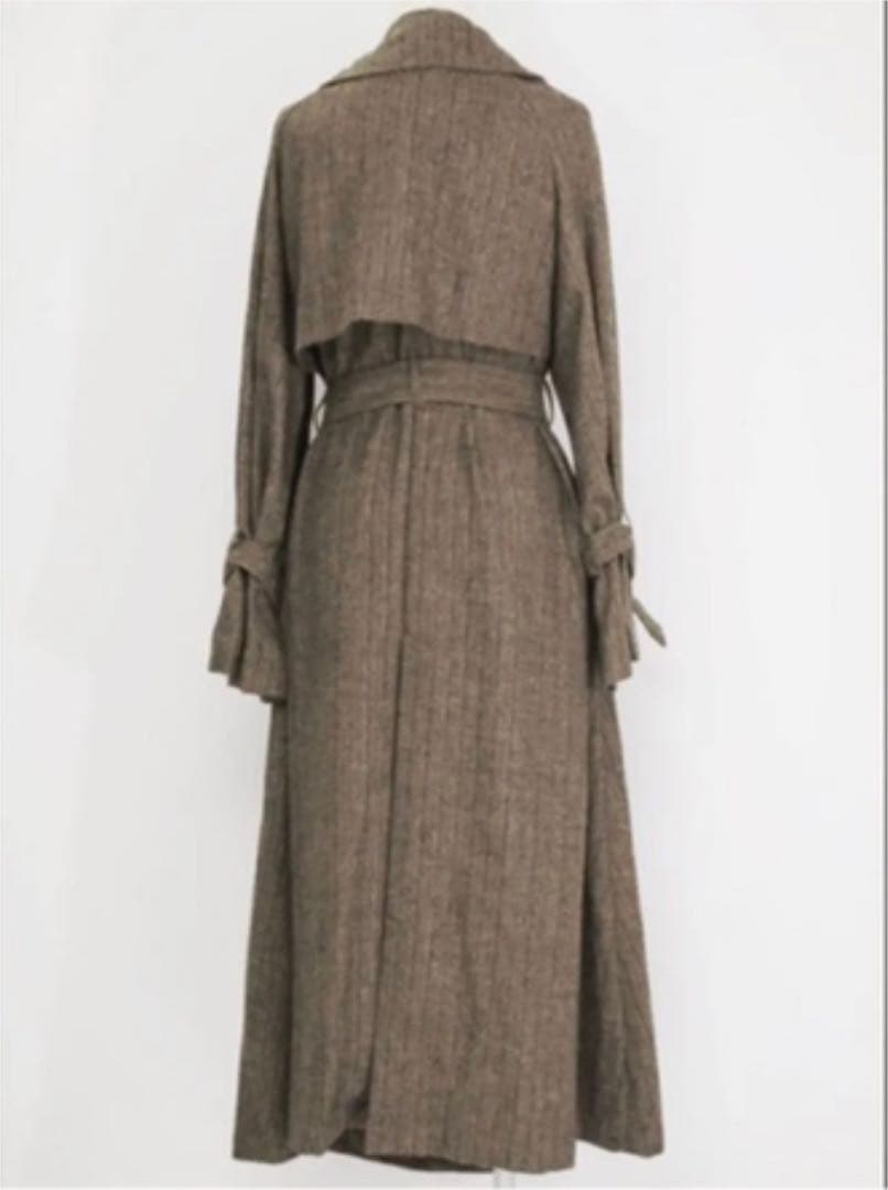 クラネ　ヘリンボーンスーパーロングジャケット