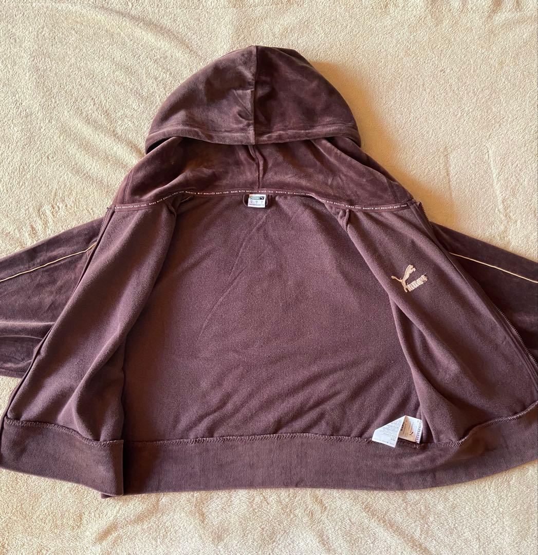 【人気色】PUMA ベロア トラックジャケット セットアップ