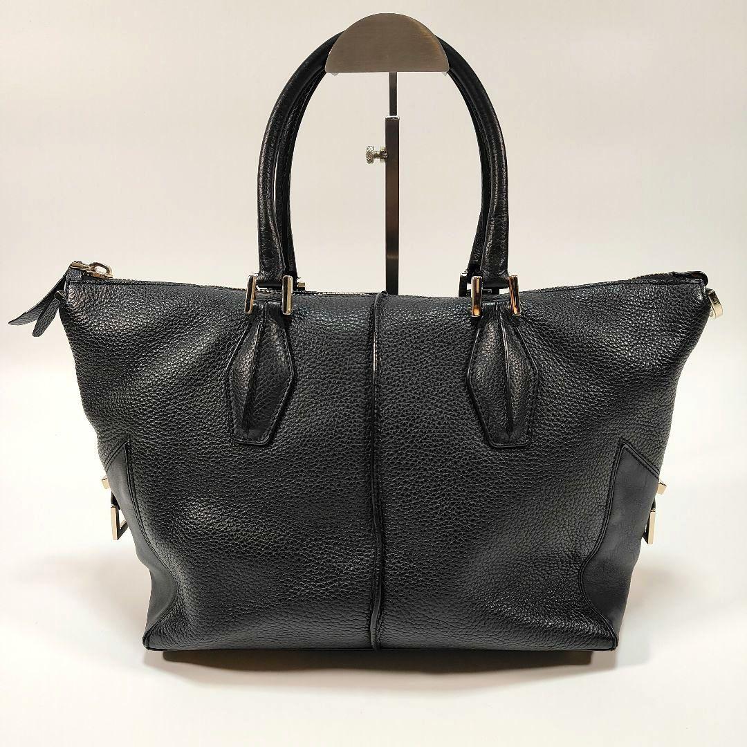 美品✨付属品完備✨トッズ オールレザー シボ革 2WAY ショルダーバッグ