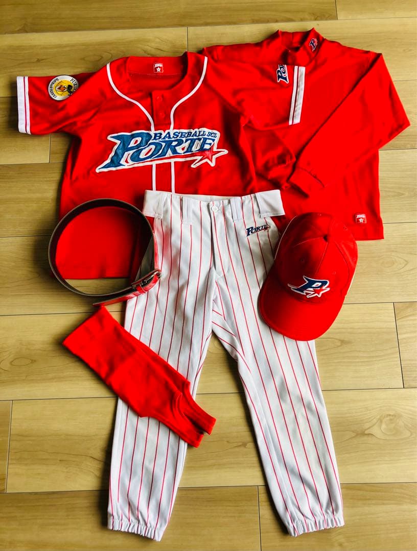 ポルテ　 野球ユニフォーム一式 145サイズ 6点セット