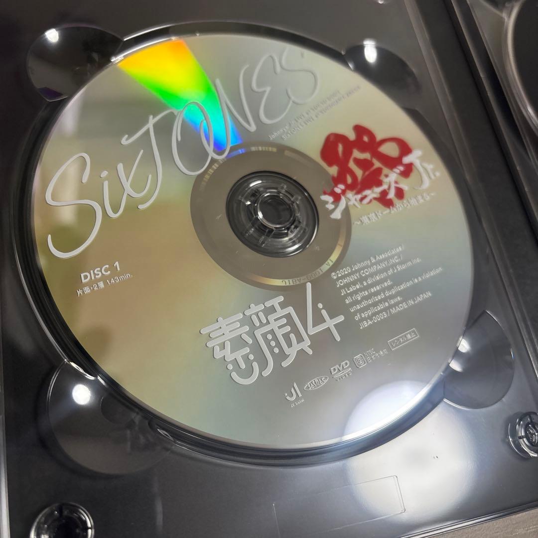 正規品 SixTONES 素顔4 SixTONES盤 DVD ジャニーズJr.
