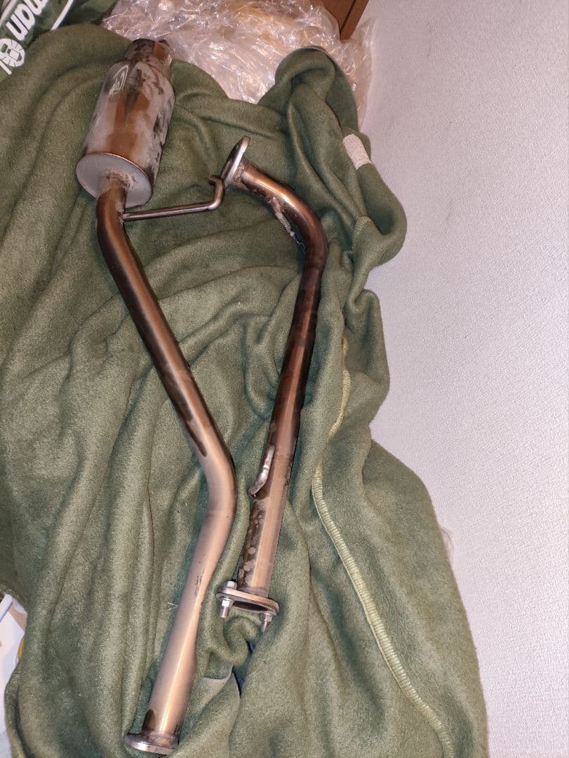 50系サクシード プロボックス　砲弾マフラー　オールステン