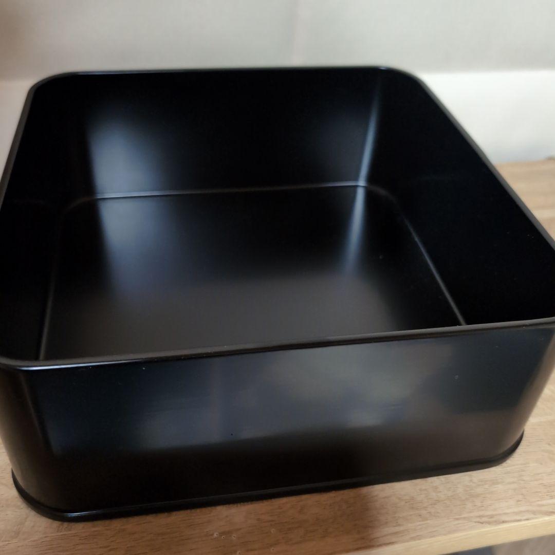 神折敷　黒塗　炭取　 茶道