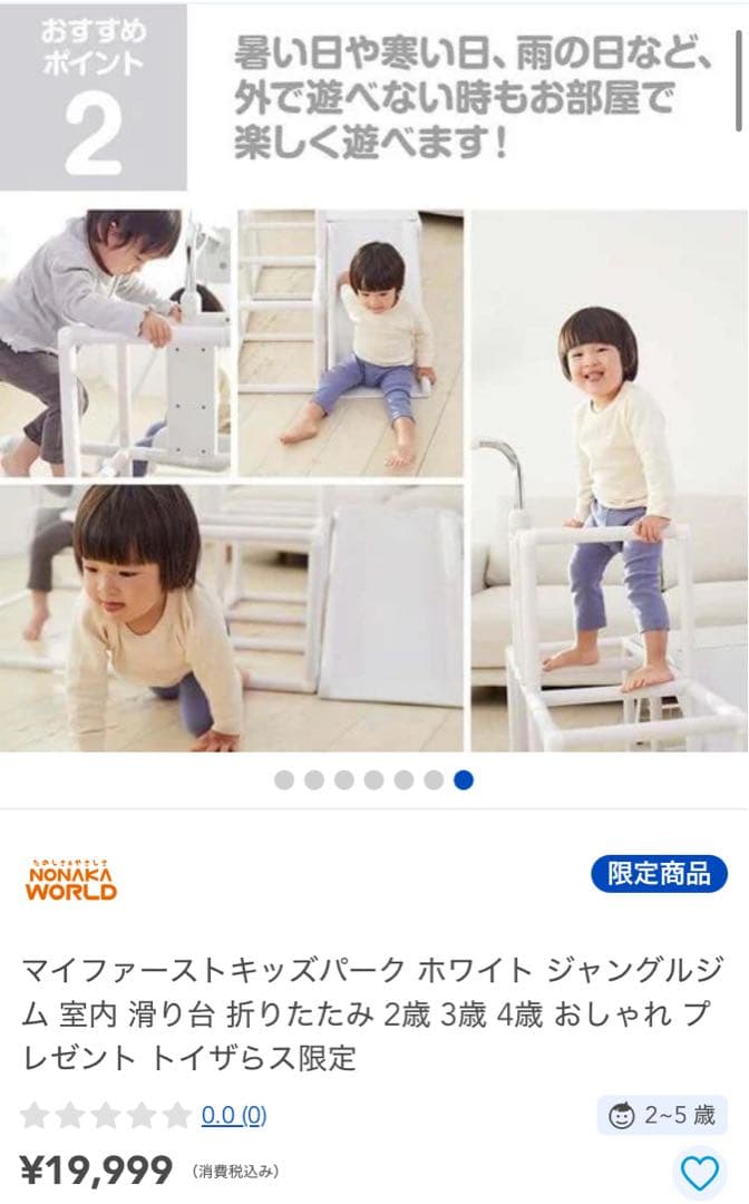 トイザらス限定マイファーストキッズパーク ジャングルジム