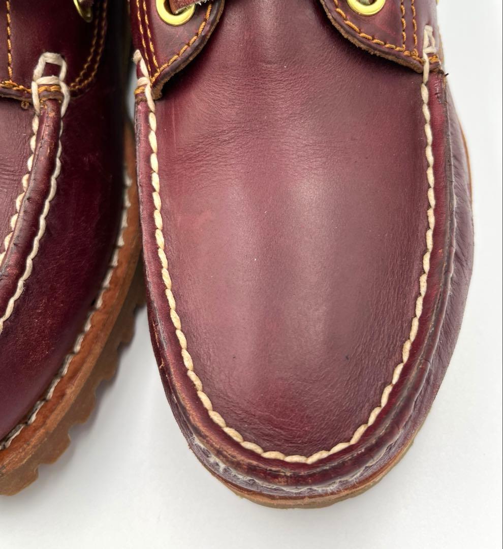 【美品】Timberland　モカシン25cm デッキシューズ3eye