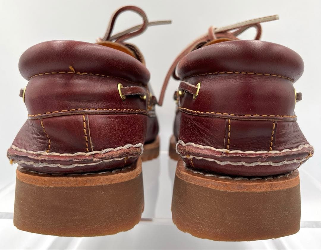 【美品】Timberland　モカシン25cm デッキシューズ3eye