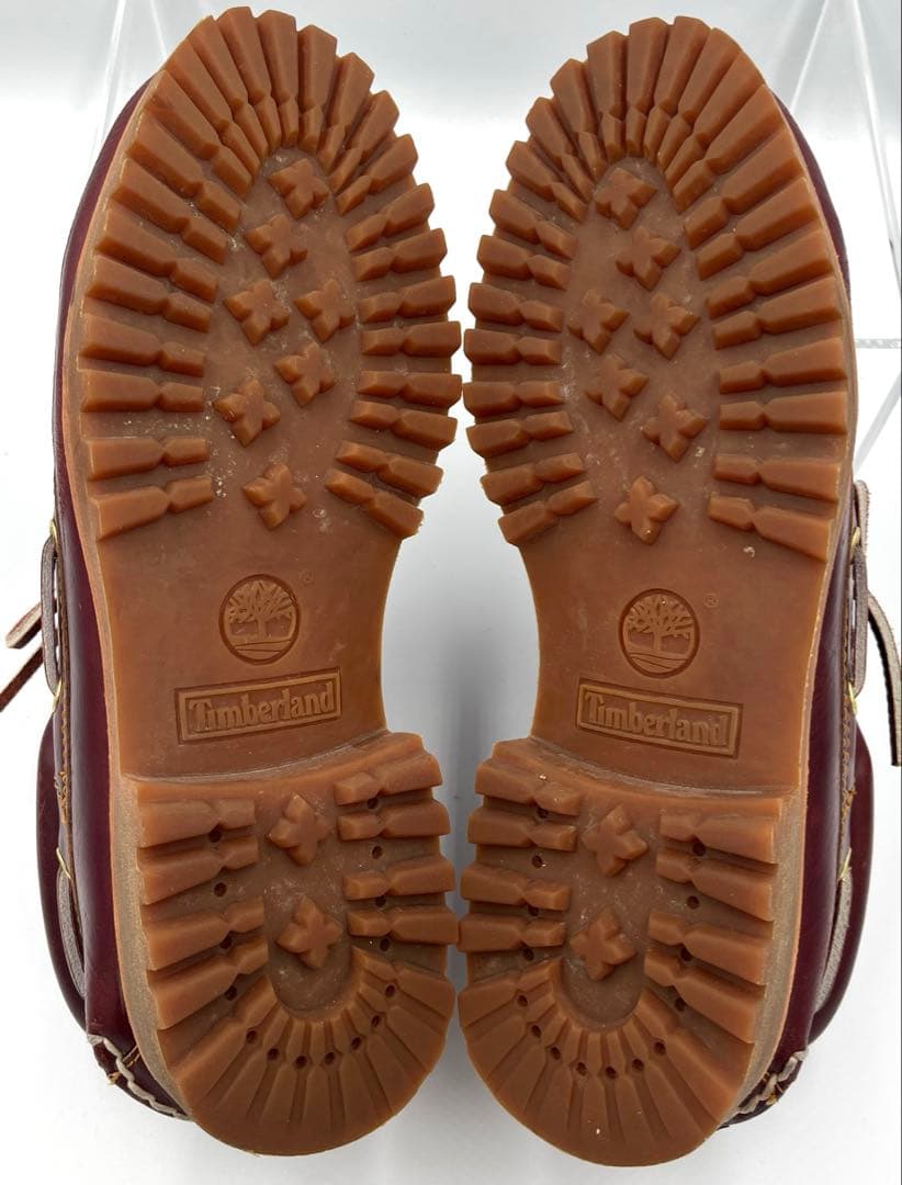 【美品】Timberland　モカシン25cm デッキシューズ3eye