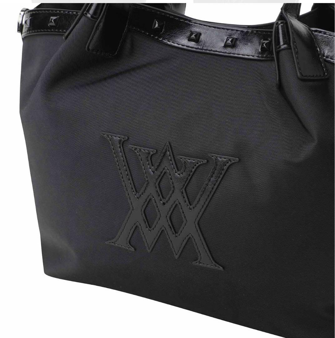 新品❤️タグ付き ❤️ANEW ロゴ　トートバッグ　ブラック人気商品