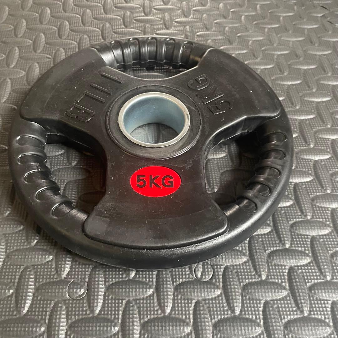 【送料無料】Φ50mm《150kg》ラバーバーベルプレート オリンピックシャフト