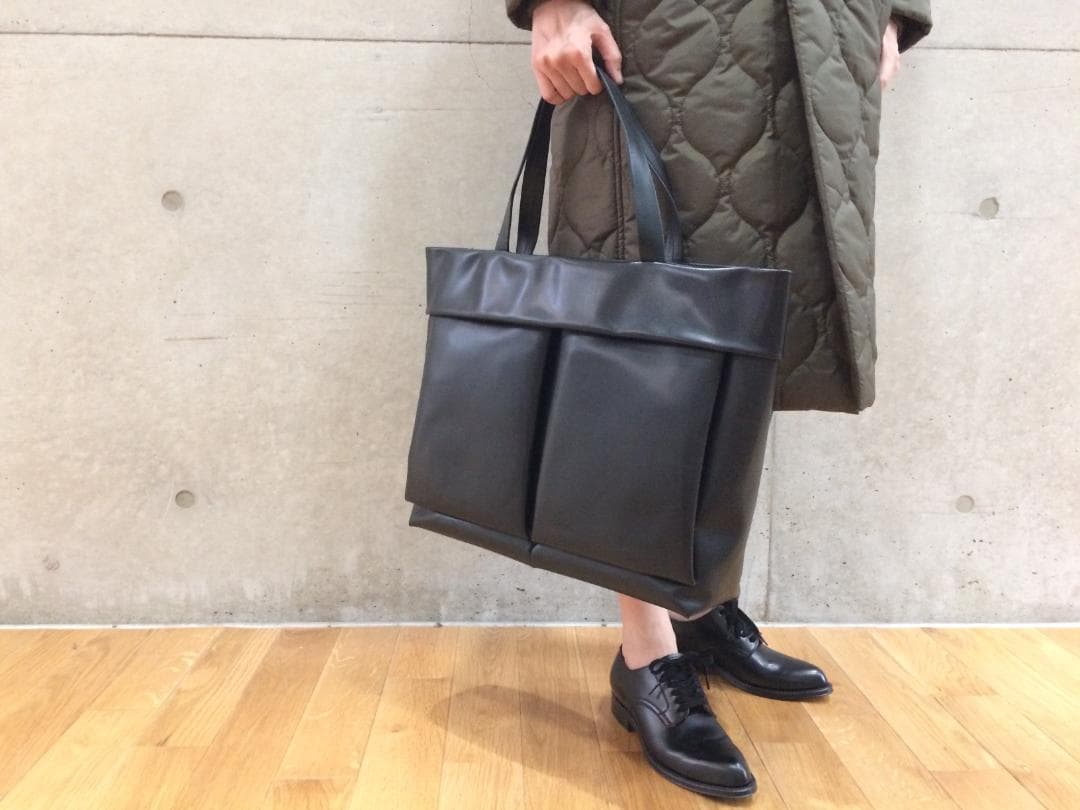 HYKE × CHACOLI レザー トートバッグ