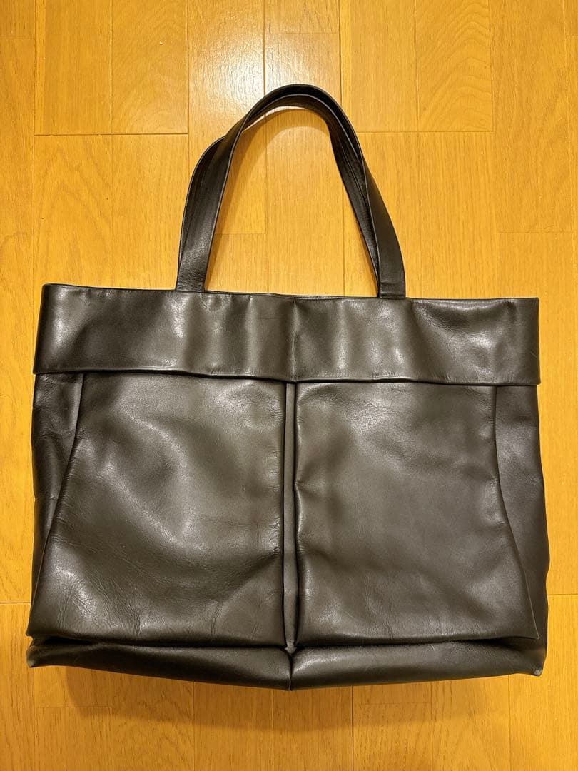 HYKE × CHACOLI レザー トートバッグ