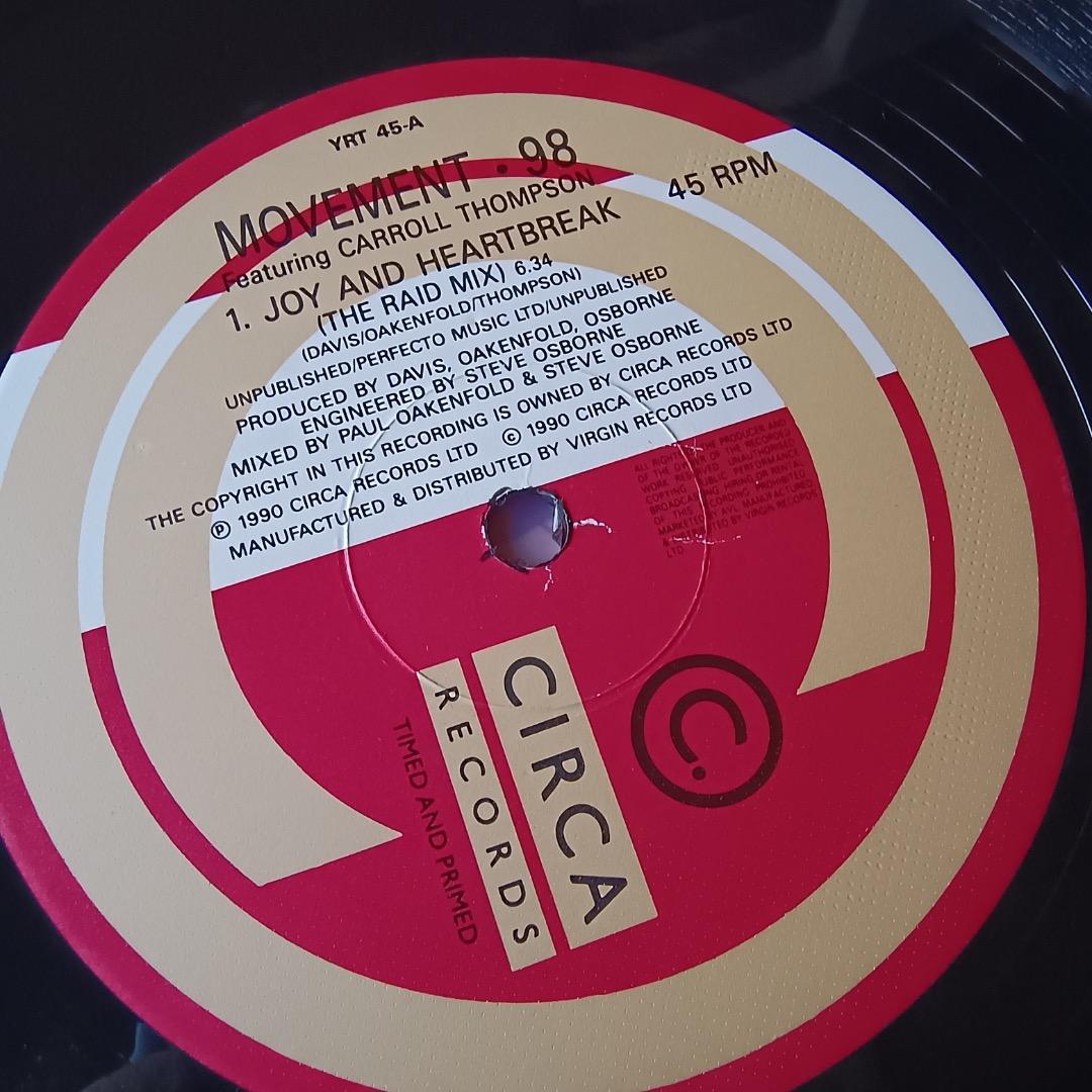 Joy and Heartbreak(12\" 2枚セット）/Movement98