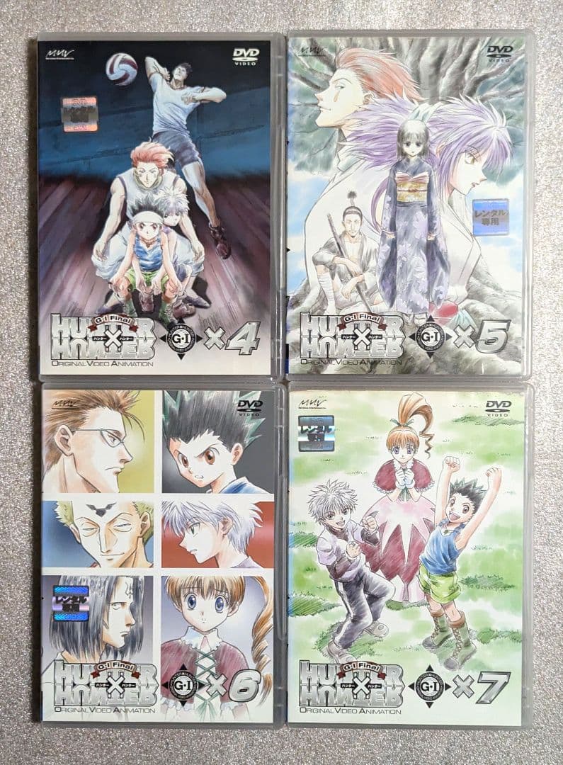 HUNTERXHUNTER　DVD　レンタル　アニメ　TV ハンターハンター
