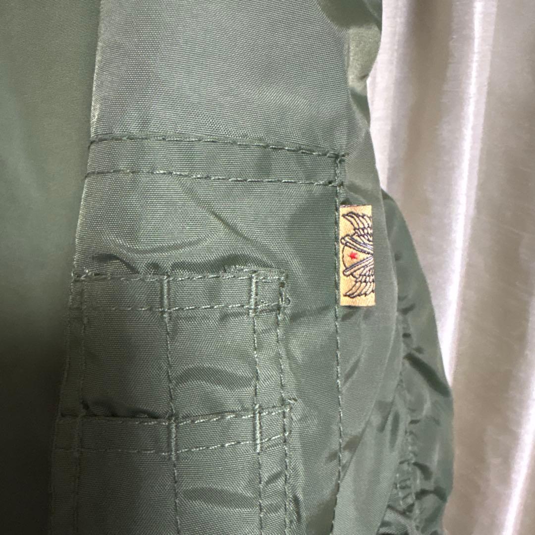 値下げ　レア 　MA-1 フライトジャケット XXL オリーブグリーン