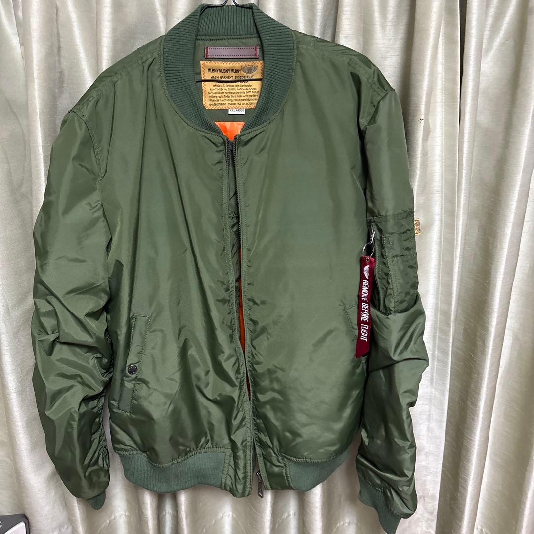 値下げ　レア 　MA-1 フライトジャケット XXL オリーブグリーン