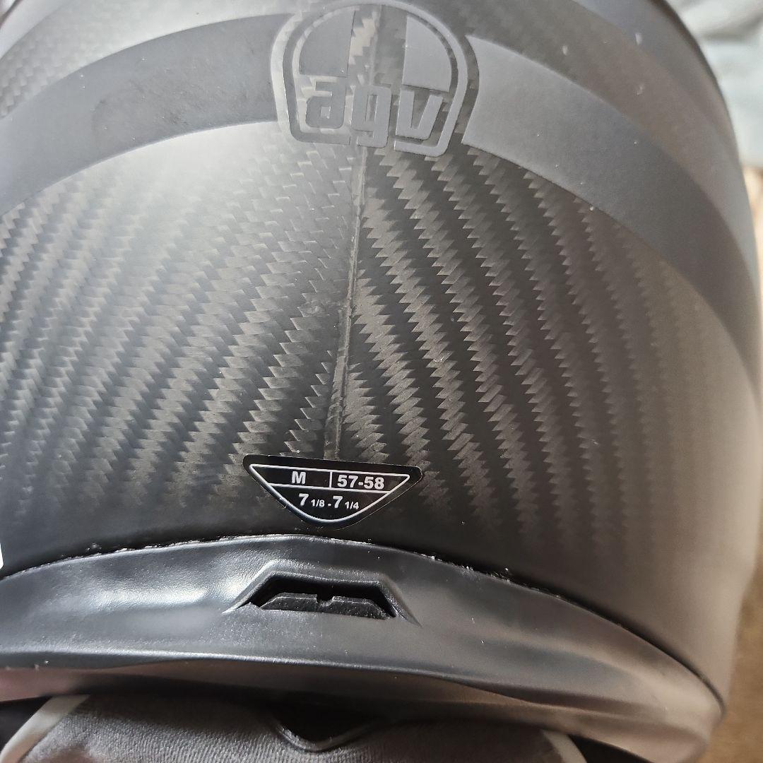 AGVスポーツモジュラーアジアンフィット　カーボン製Mサイズ2022年12月購入