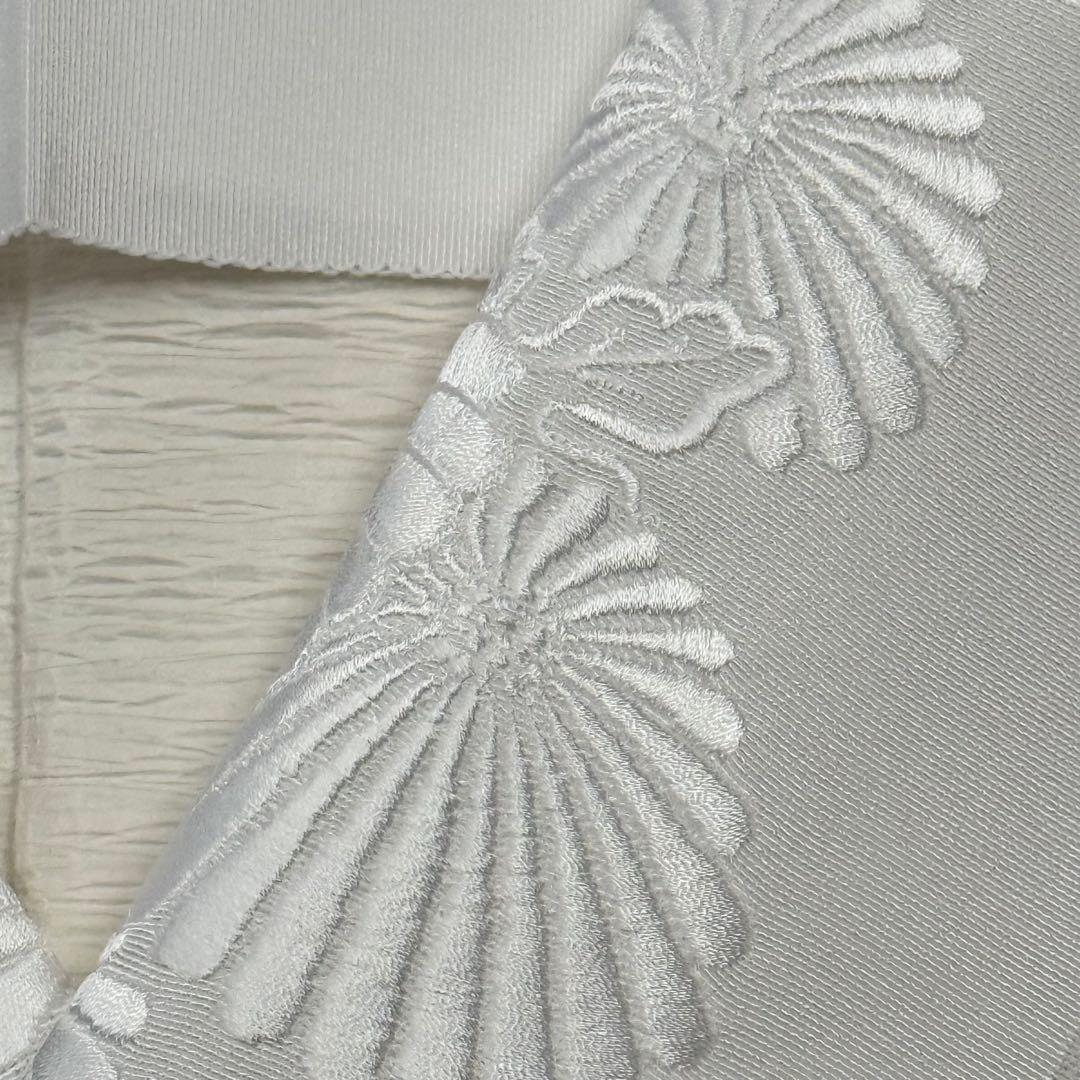 正絹 刺繍半襟 豪華 白地 振袖 訪問着 礼装用 成人式 結婚式 新品未使用品