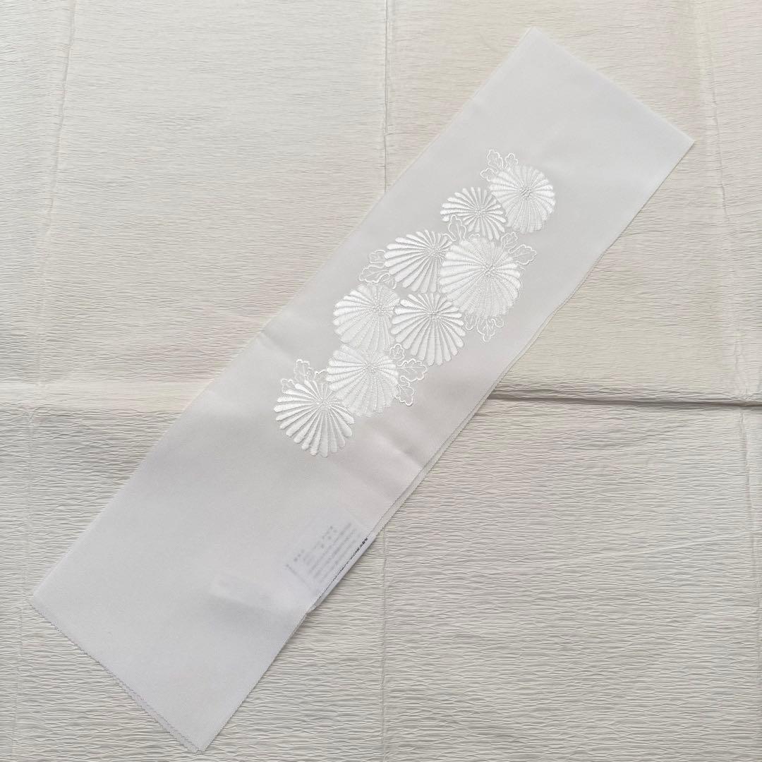 正絹 刺繍半襟 豪華 白地 振袖 訪問着 礼装用 成人式 結婚式 新品未使用品