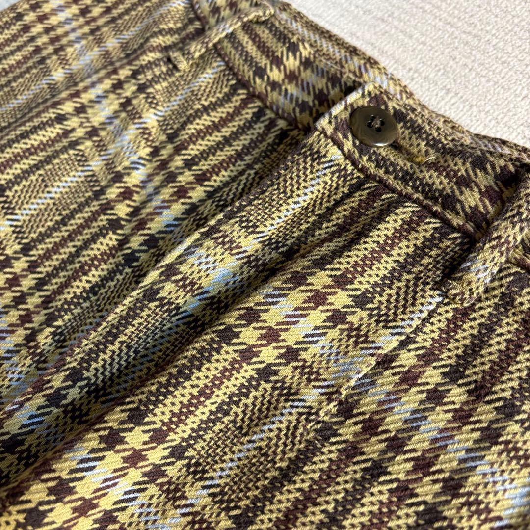 KAPITAL キャピタル フレアパンツ ブーツカット チェック