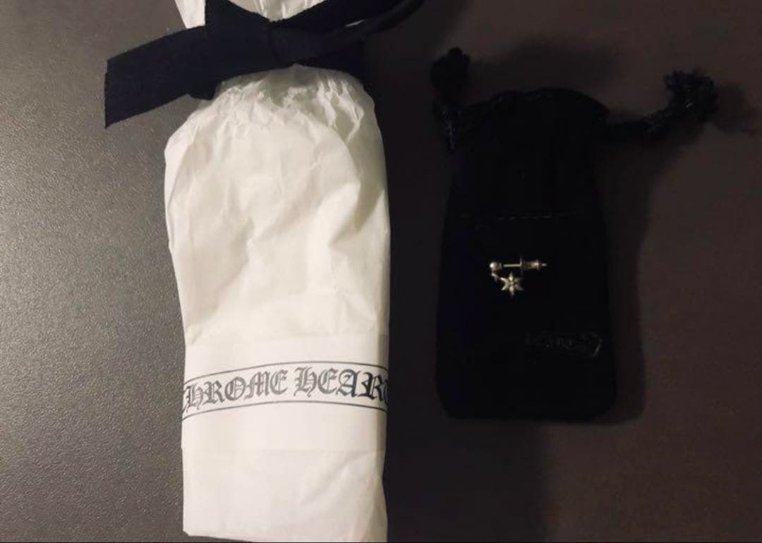 クロムハーツ ピアス タイニースター ドロップイヤリング ベビーファット 正規品