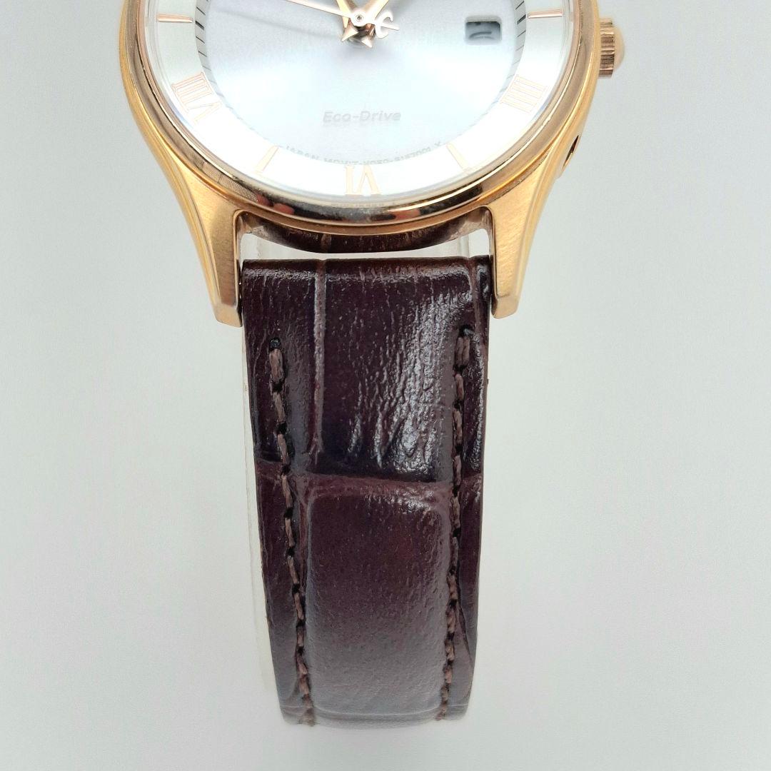 ✨美品 シチズン エコドライブ レザー バンド CITIZEN ブラウン
