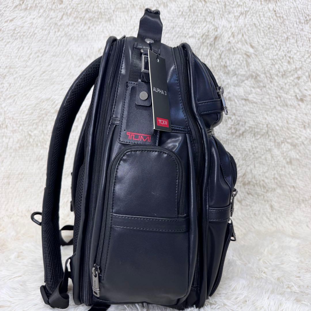 未使用級 トゥミ TUMI T-Pass オールレザー リュック アルファ3