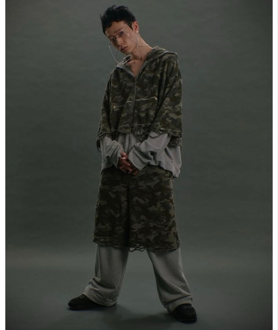 neith. Layered Crush Sweat Pants スウェット